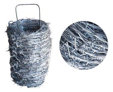 Filo spinato zincato Filo spinato zincato