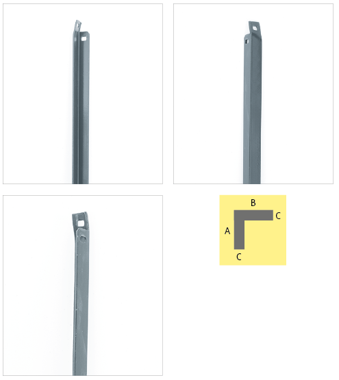 Saette a L zincate a caldo Saette a L zincate a caldo